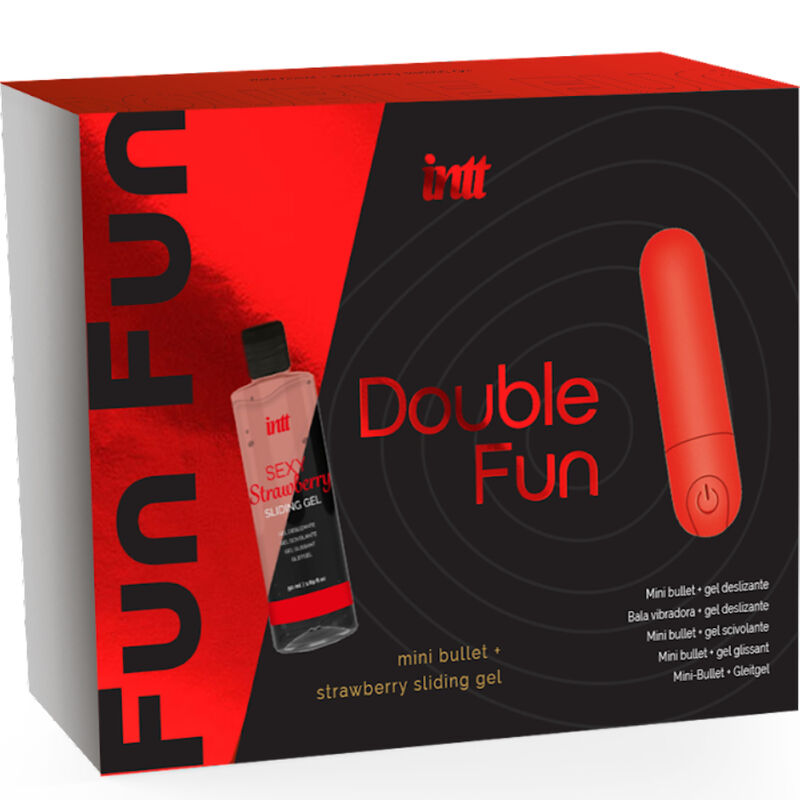 INTT RELEASES – DOUBLE FUN KIT WITH VIBRATING BULLET AND STRAWBERRY MASSAGE GEL