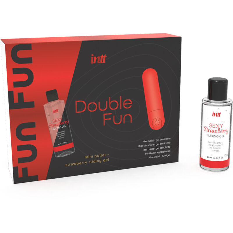 INTT RELEASES – DOUBLE FUN KIT WITH VIBRATING BULLET AND STRAWBERRY MASSAGE GEL