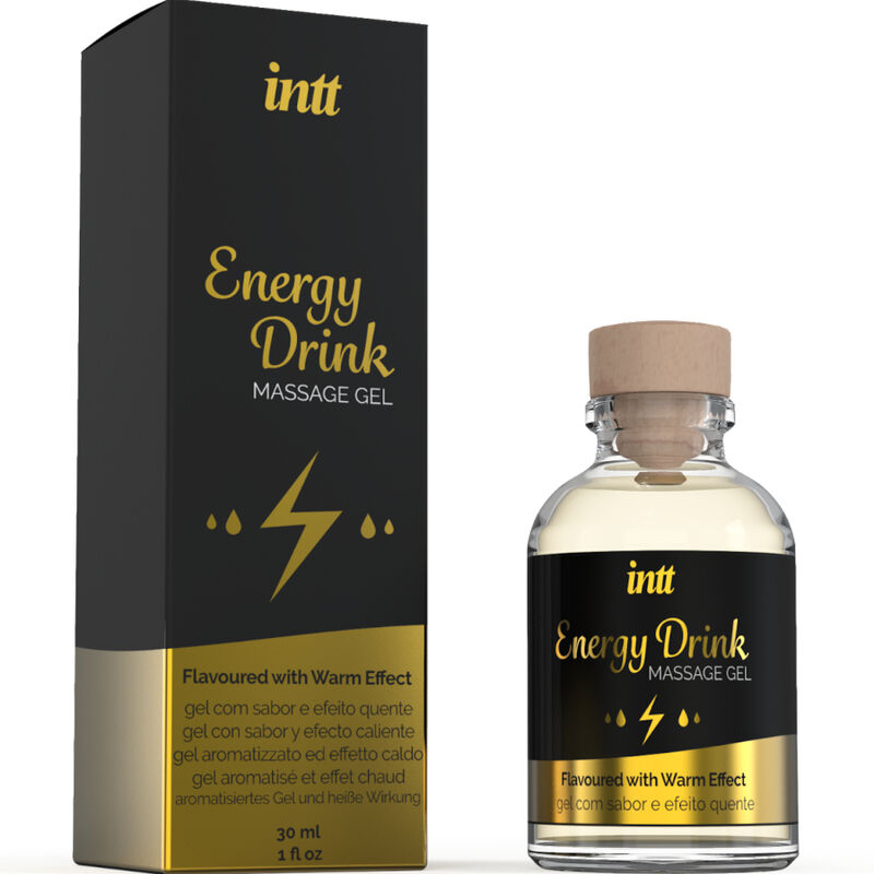 INTT MASSAGE  ORAL SEX – MASSAGE GEL WITH FLAVORED ENERGY CA DRINK AND HEATING EFFECT