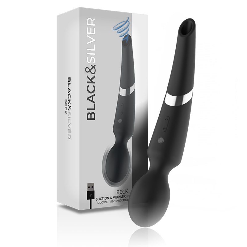 BLACKSILVER – BECK WAND AND SUCTION CUP 2 IN 1 SILICONE