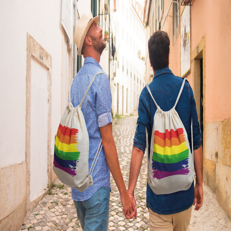 PRIDE – COTTON LGBT FLAG BACKPACK