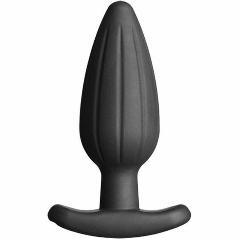 ELECTRASTIM – SILICONE BLACK ROCKER BUTT PLUG LARGE