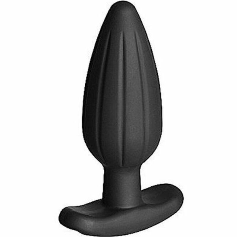 ELECTRASTIM – SILICONE BLACK ROCKER BUTT PLUG LARGE