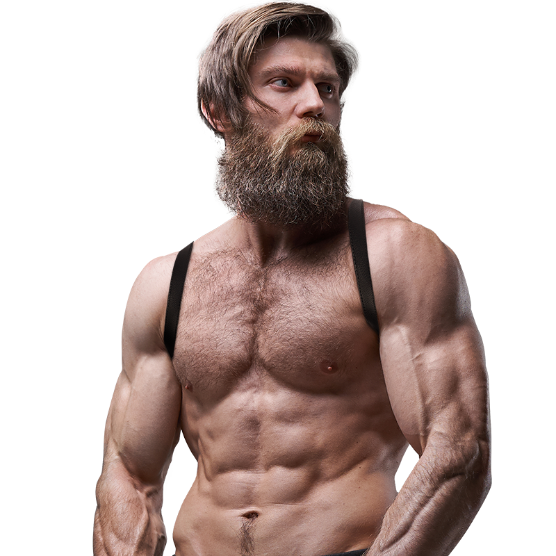 FETISH SUBMISSIVE ATTITUDE - MENS ECO-LEATHER BACK HARNESS - Image 4