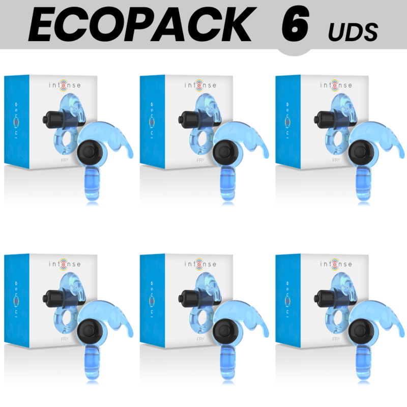 ECOPACK 6 UNITS – INTENSE FRY BLUE VIBRATOR RING