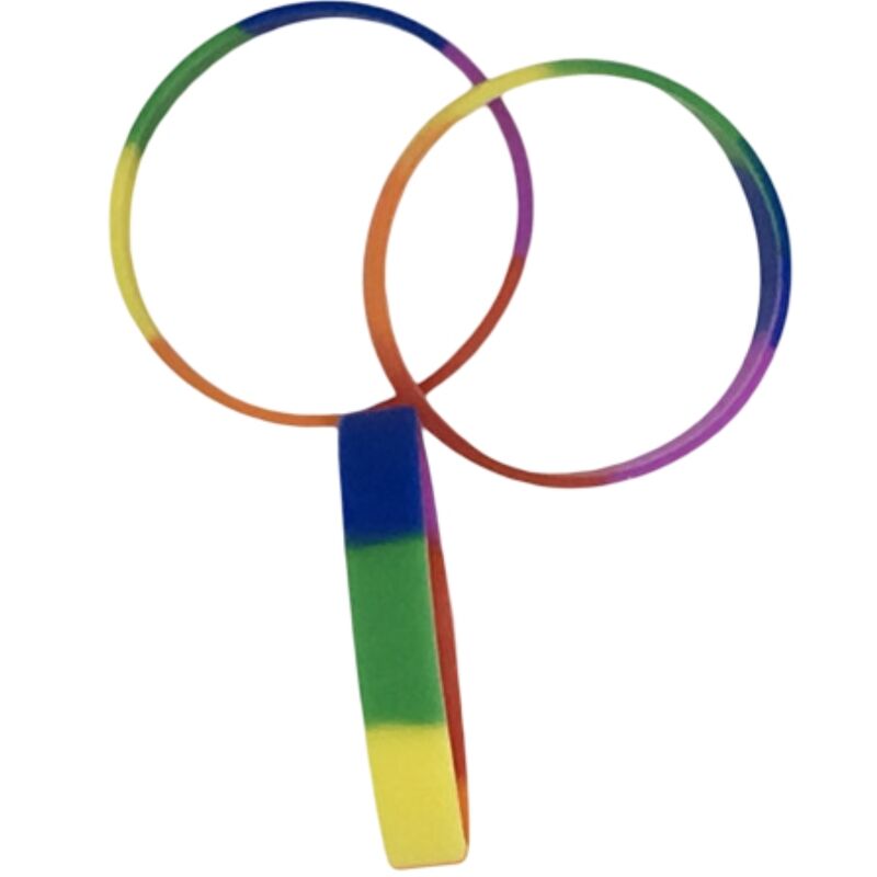 PRIDE – LGBT FLAG SILICONE BRACELET