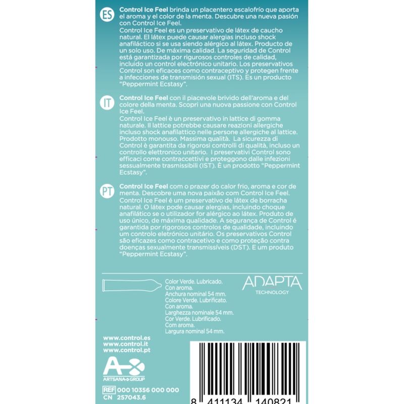 CONTROL – ICE FEEL COOL EFFECT 10 UNITS