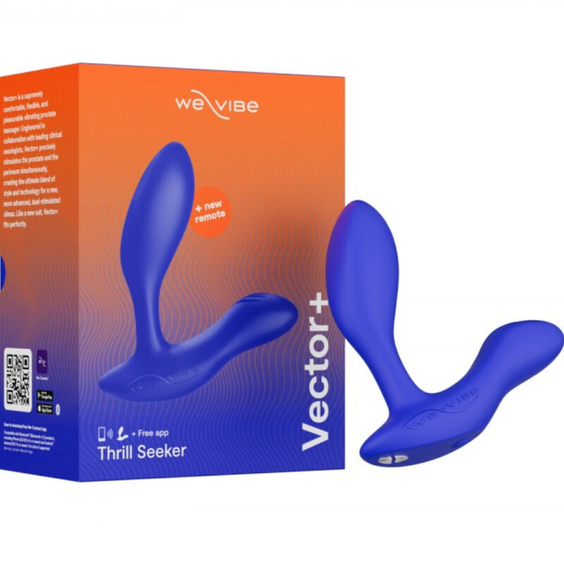 WE-VIBE – VECTOR+ BLUE PROSTATE MASSAGER