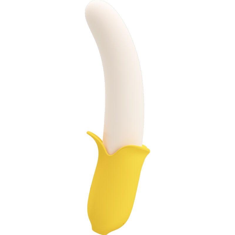 PRETTY LOVE – BANANA GEEK SUPER POWER 7 VIBRATIONS UPDOWN SILICONE BLACK