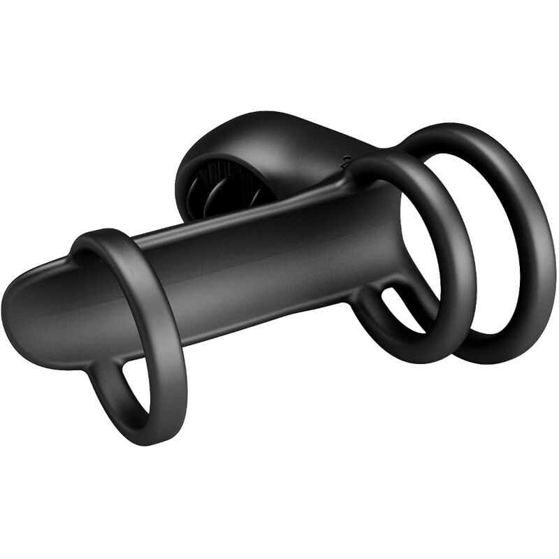 PRETTY LOVE – JAMMY PENIS SHEATH 12 VIBRATIONS WITH RECHARGEABLE SILICONE TONGUE