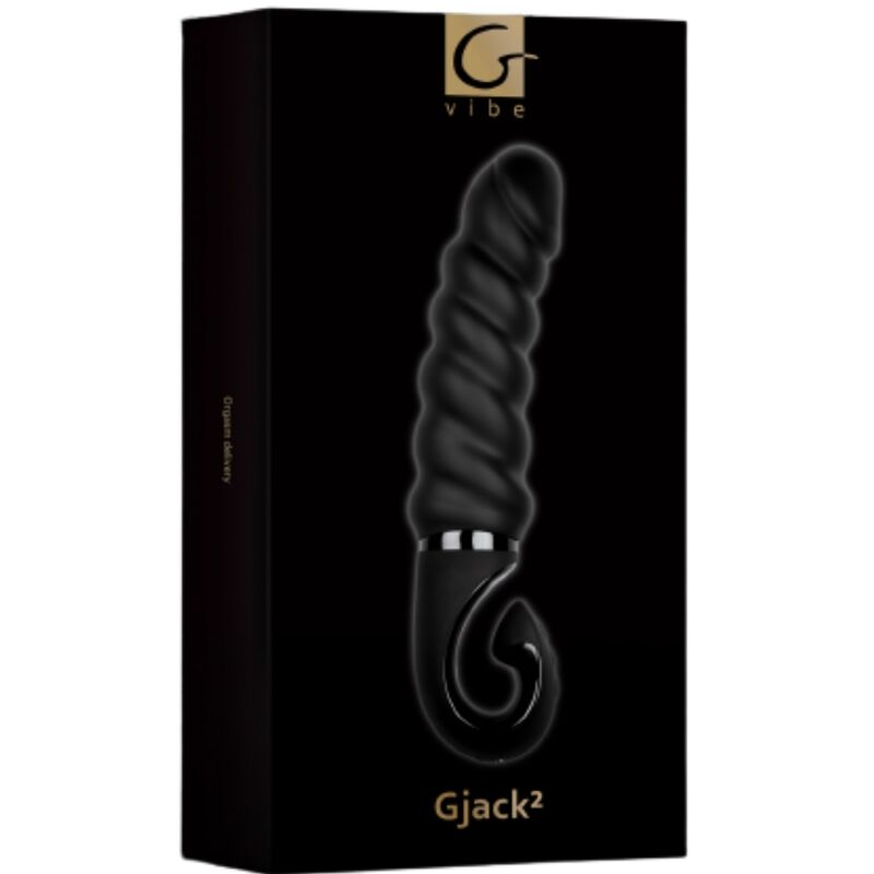 G-VIBE - G-JACK 2 - BLACK VIBRATING DILDO - Image 5