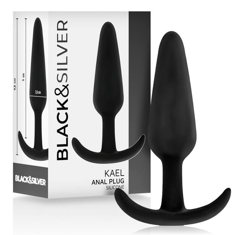 BLACKSILVER – KAEL SILICONE ANAL PLUG WITH MEDIUM HANDLE