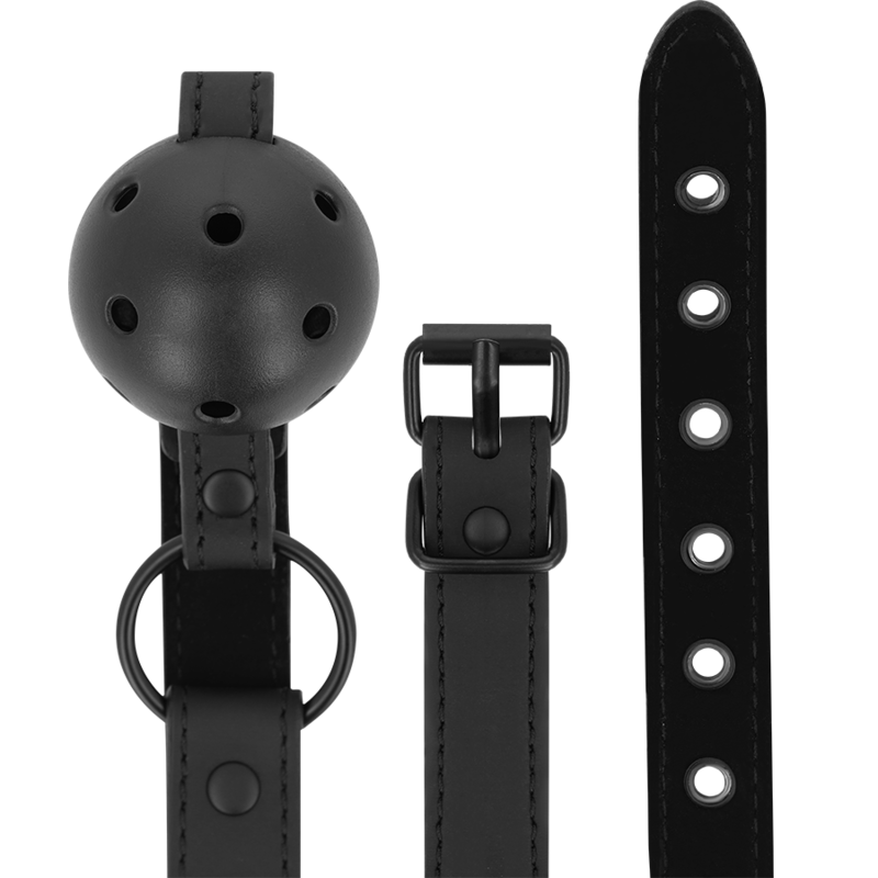 INTENSE - FETISH VEGAN LEATHER BALL GAG - Image 4