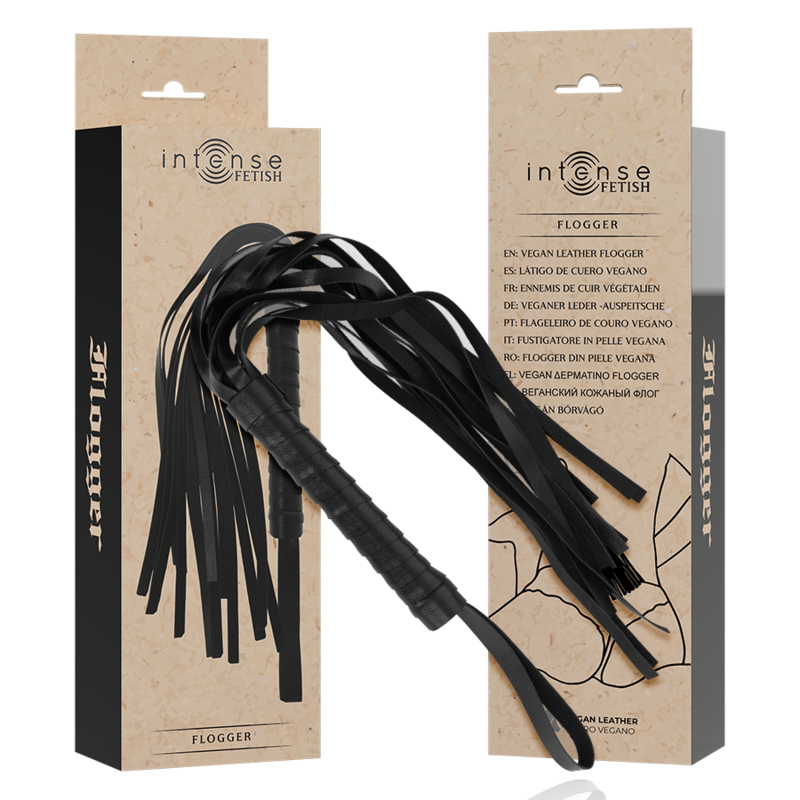 INTENSE – FETISH VEGAN LEATHER FLOGGER