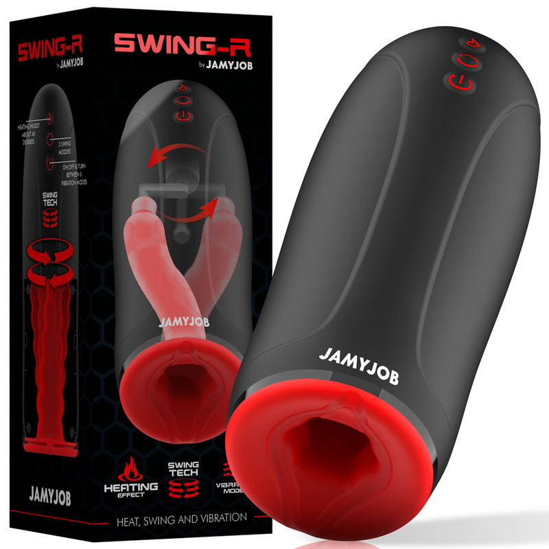 JAMYJOB – SWING-R HEATING EFFECT, SWING TECH AND VIBRATION MASTURBATOR