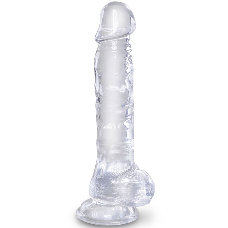 KING COCK – CLEAR REALISTIC PENIS WITH BALLS 16.5 CM TRANSPARENT