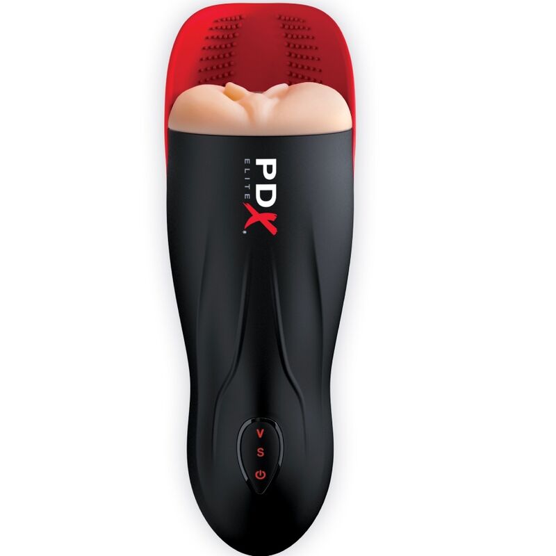 PDX ELITE – STROKER FUCK-O-MATIC VAGINA DOUBLE VIBRATION PENIS  TESTICLES