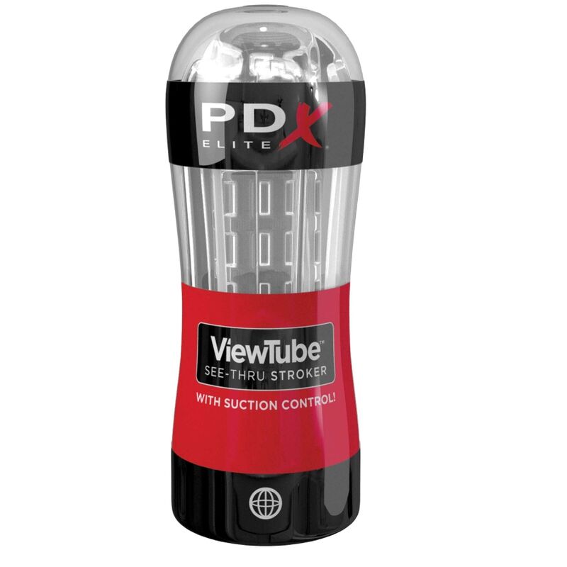 PDX ELITE – STROKER VIEWTUBE MASTURBATOR CONTROL TRANSPARENT STIMULATING WAVES