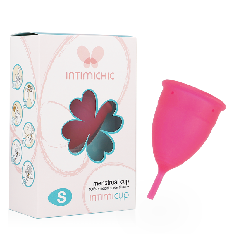 INTIMICHIC – MENSTRUAL CUP MEDICAL GRADE SILICONE – SIZE S