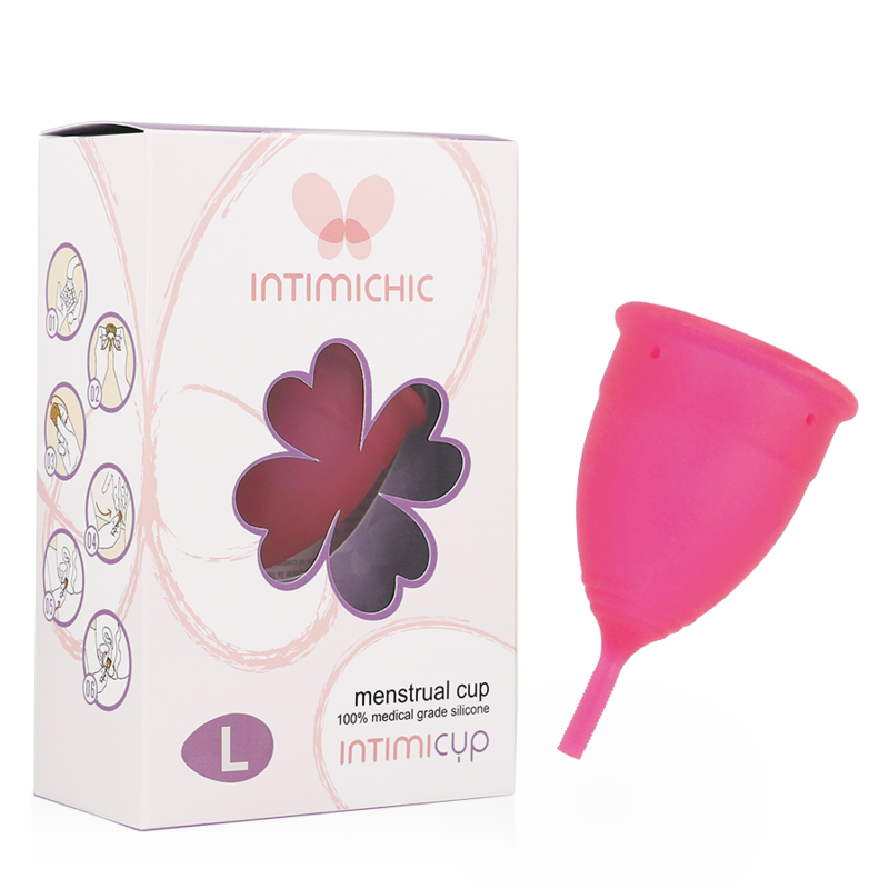 INTIMICHIC – MENSTRUAL CUP MEDICAL GRADE SILICONE – SIZE L