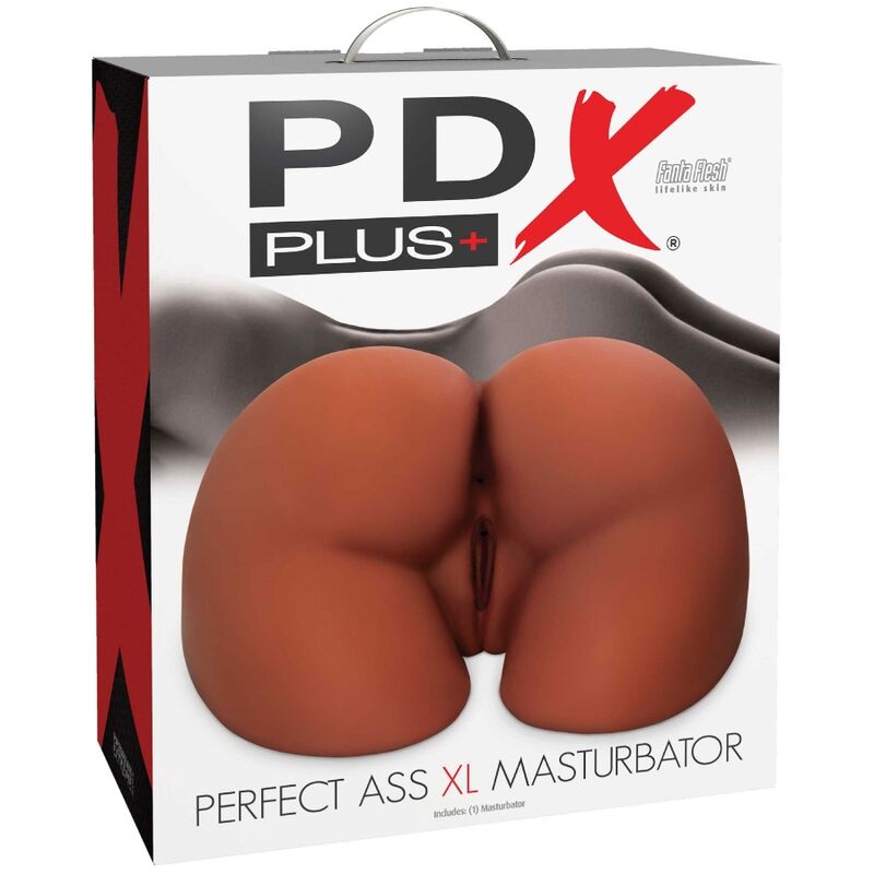 PDX PLUS - PERFECT ASS XL DOUBLE ENTRY BROWN MASTURBATOR - Image 4