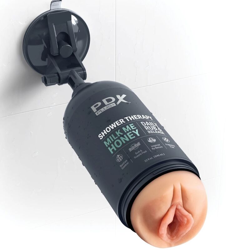 PDX PLUS – STROKER MASTURBATOR DISCREET DESIGN OF MILK ME HONEY SHAMPOO BOTTLE