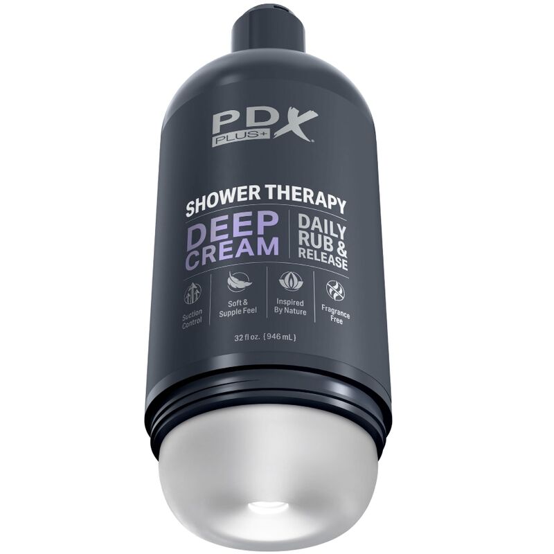 PDX PLUS – STROKER MASTURBATOR DISCREET DEEP CREAM SHAMPOO BOTTLE DESIGN