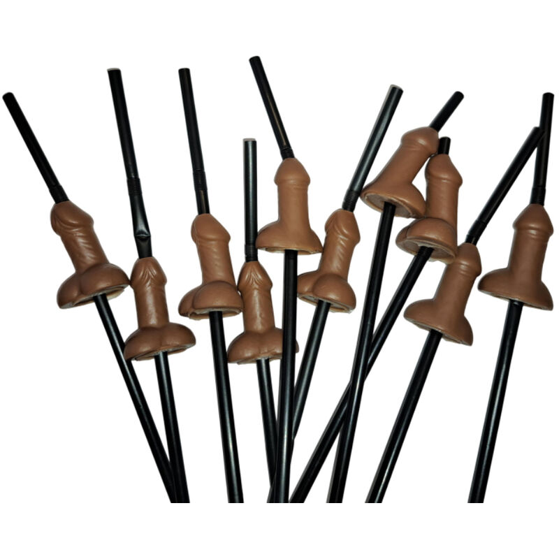 DIABLO PICANTE – BAG OF 10 NATURAL BIG PENIS STRAWS