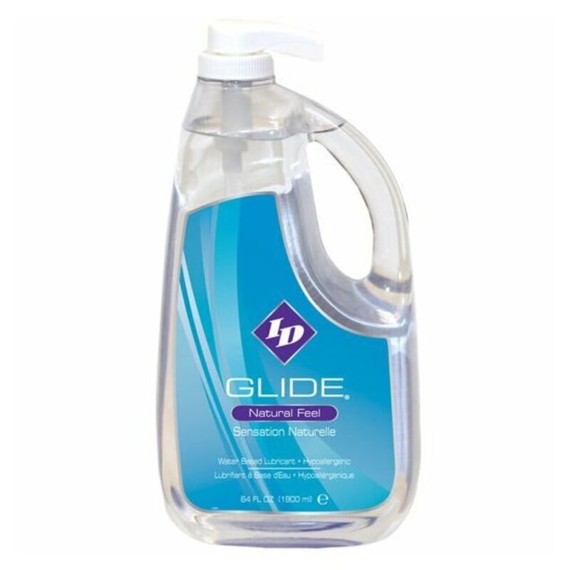 ID GLIDE – WATER BASED LUBRICANT + HYPOALLERGENIC NATURAL FEEL 1900 ML