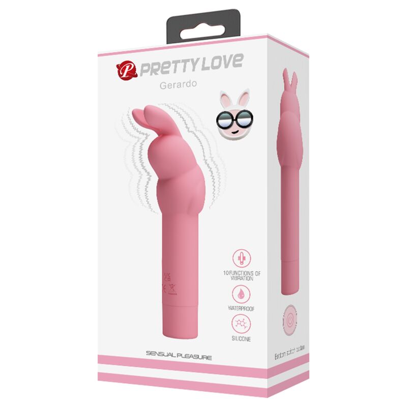 PRETTY LOVE – GERARDO PINK RABBIT SILICONE VIBRATOR