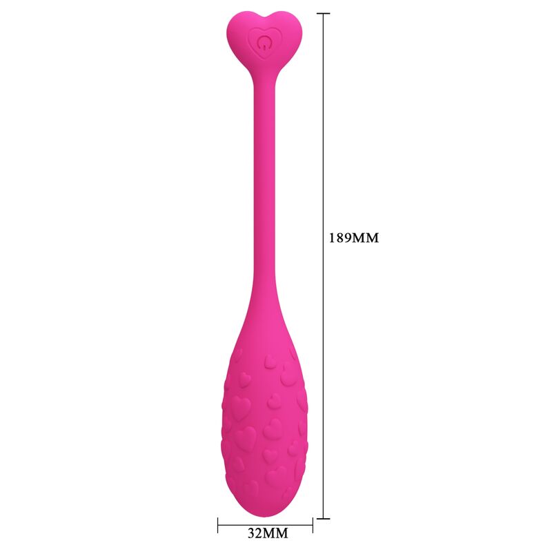 PRETTY LOVE - APP CONTROLLED PINK FISHER VIBRATING EGG - Image 4