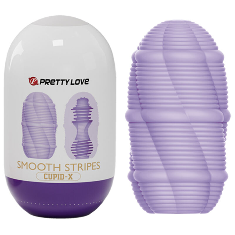 PRETTY LOVE – SMOOTH STRIPES CUPID MASTURBATOR EGG