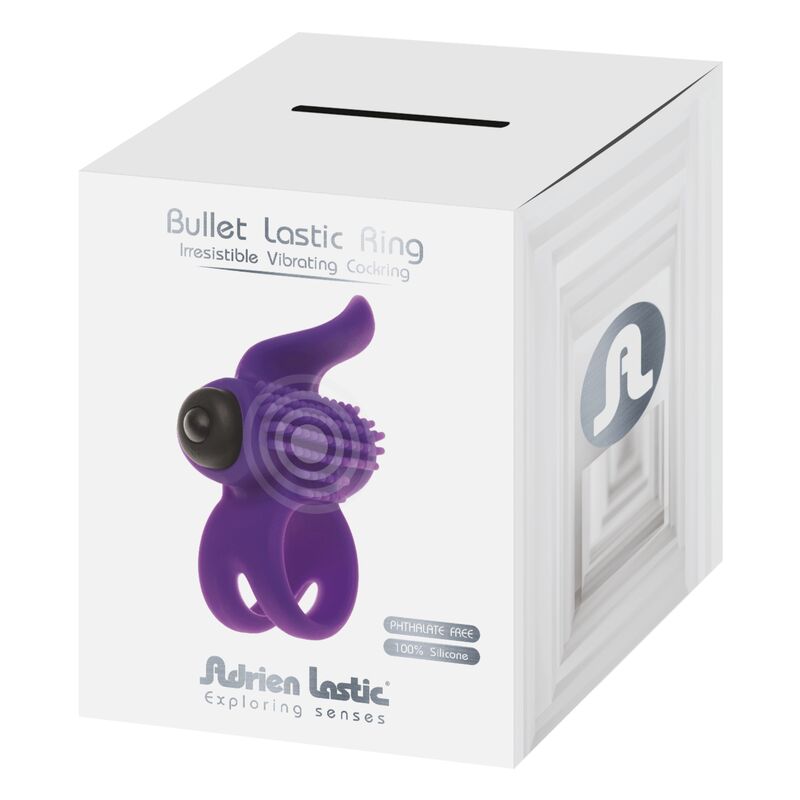 ADRIEN LASTIC - BULLET LASTIC VIOLET VIBRATOR RING - Image 4