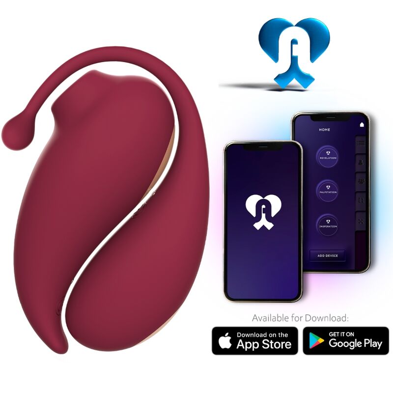 ADRIEN LASTIC – INSPIRATION CLITORIS SUCKER + RED VIBRATING EGG – FREE APP