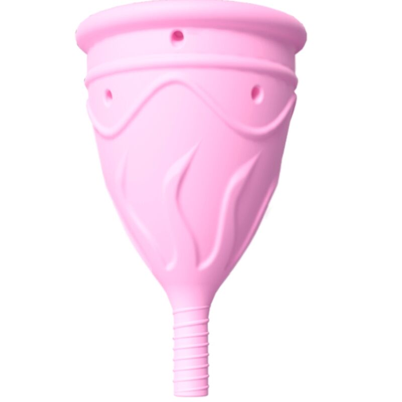 FEMINTIMATE – EVE SILICONE MENSTRUAL CUP – SIZE S