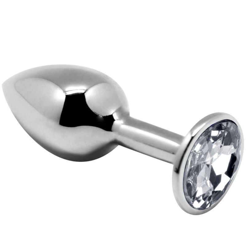 ALIVE – ANAL PLEASURE MINI PLUG METAL WHITE SIZE S