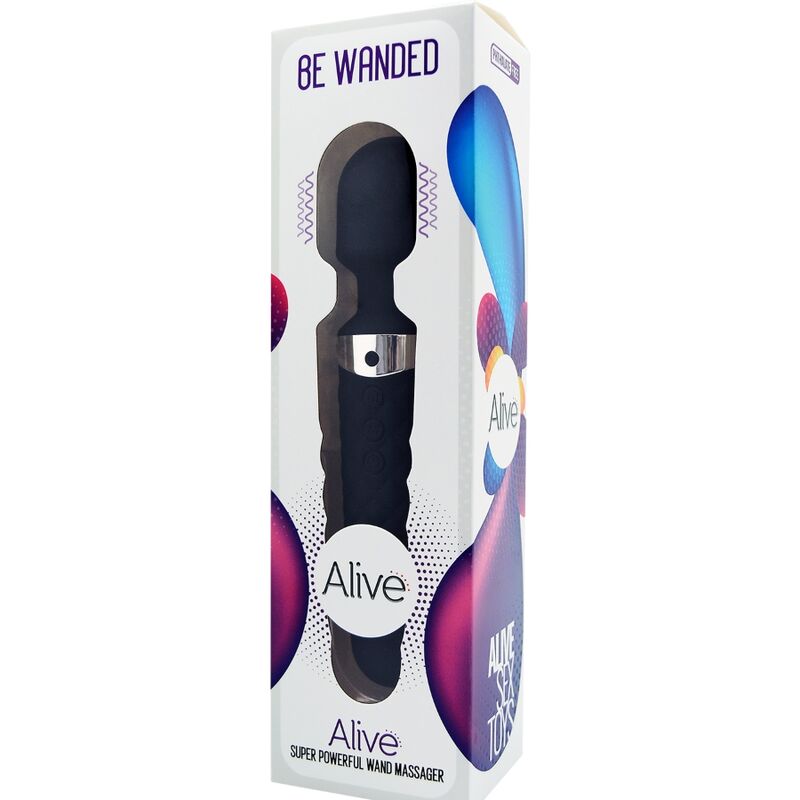 ALIVE – BE WANDED VIBRATOR MASSAGER BLACK