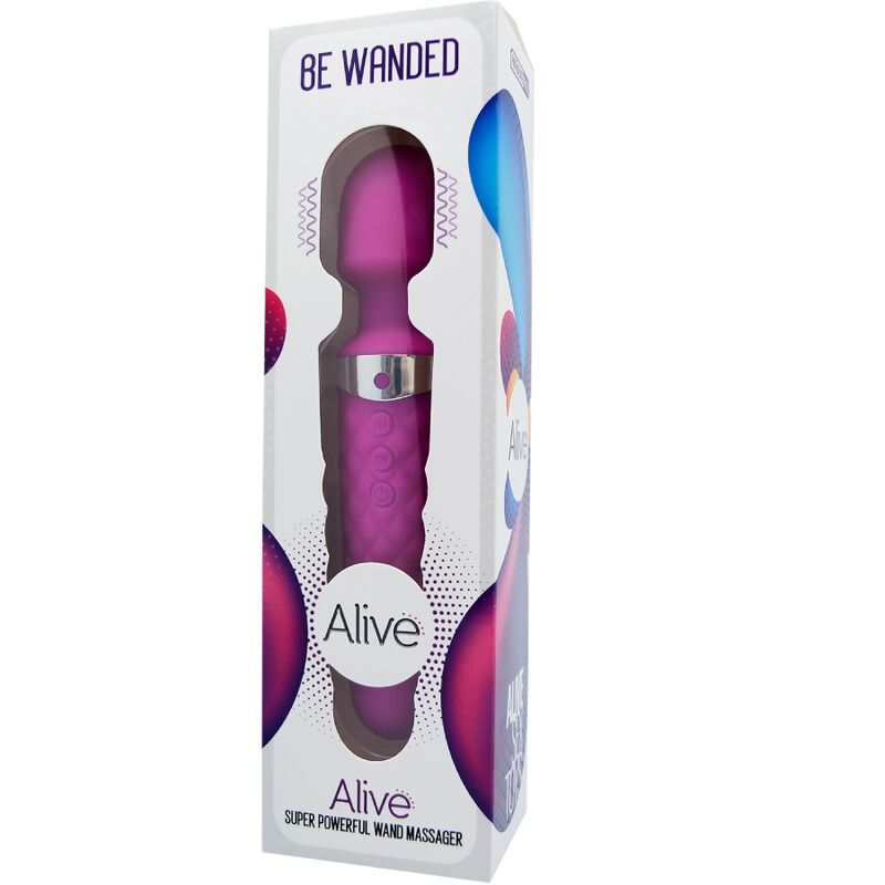 ALIVE – BE WANDED VIBRATOR MASSAGER PURPLE