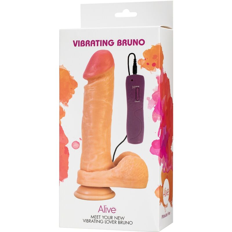 ALIVE – BRUNO REALISTIC PENIS VIBRATOR 22 CM