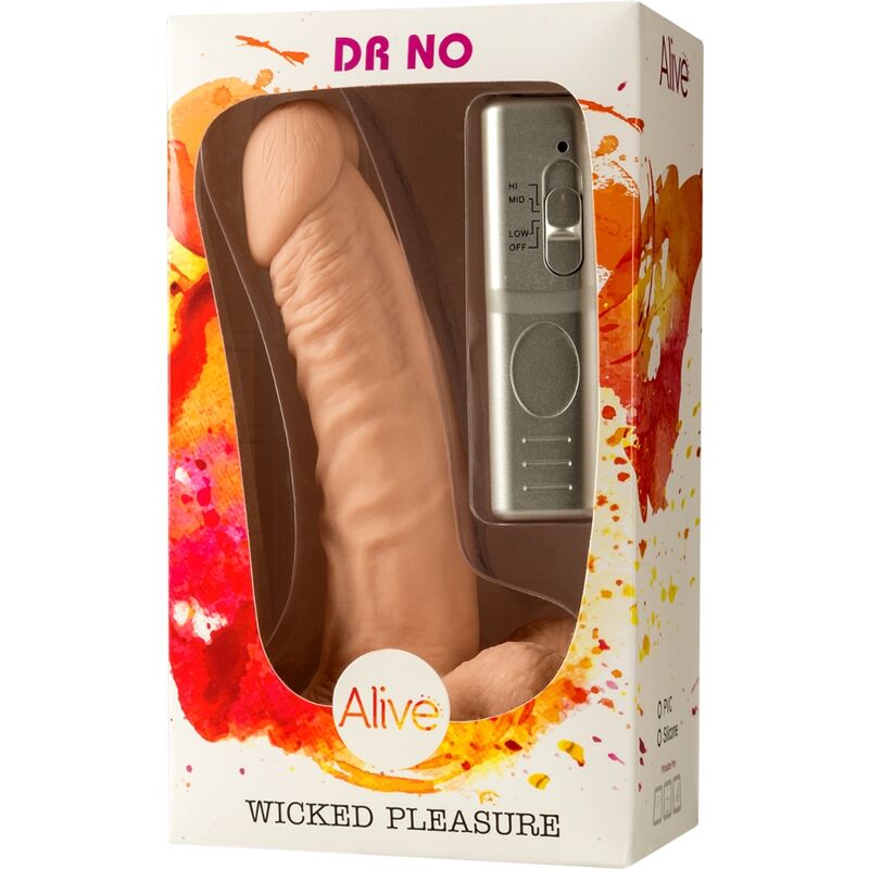 ALIVE – DR. NO REALISTIC PENIS VIBRATOR 18 CM