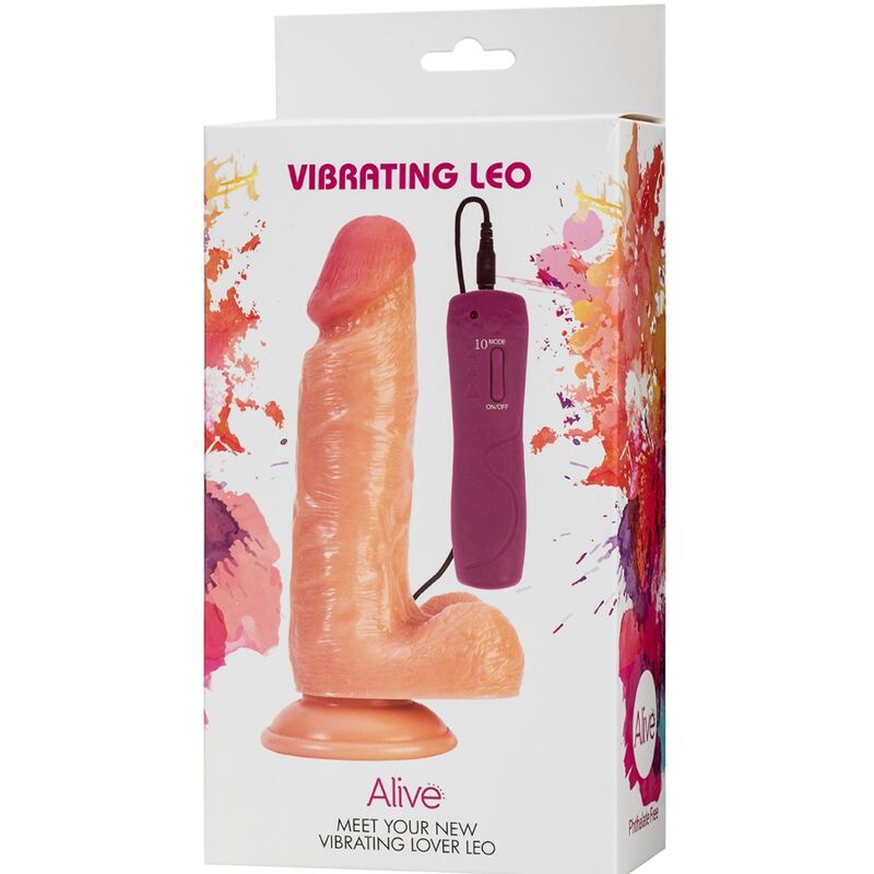 ALIVE – LEO REALISTIC PENIS VIBRATOR 17 CM