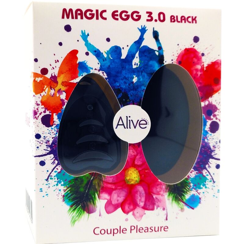 ALIVE – MAGIC EGG 3.0 VIBRATING EGG REMOTE CONTROL BLACK