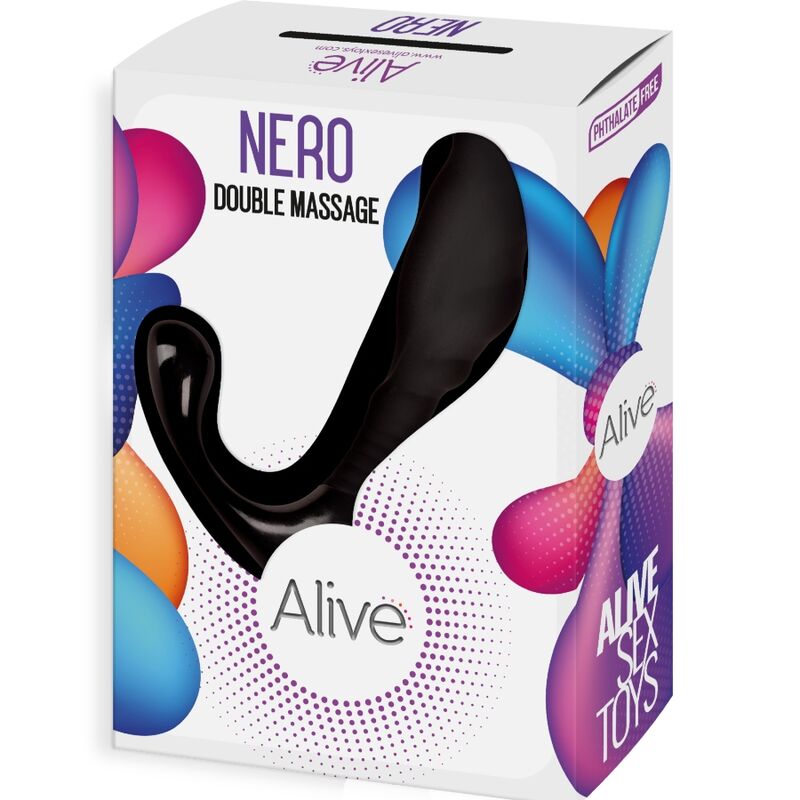 ALIVE – NERO DOUBLE MASSAGER ANAL  PROSTATIC