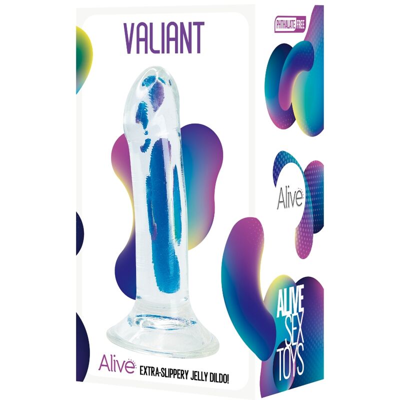 ALIVE – VALIANT REALISTIC PENIS TRANSPARENT 16 CM
