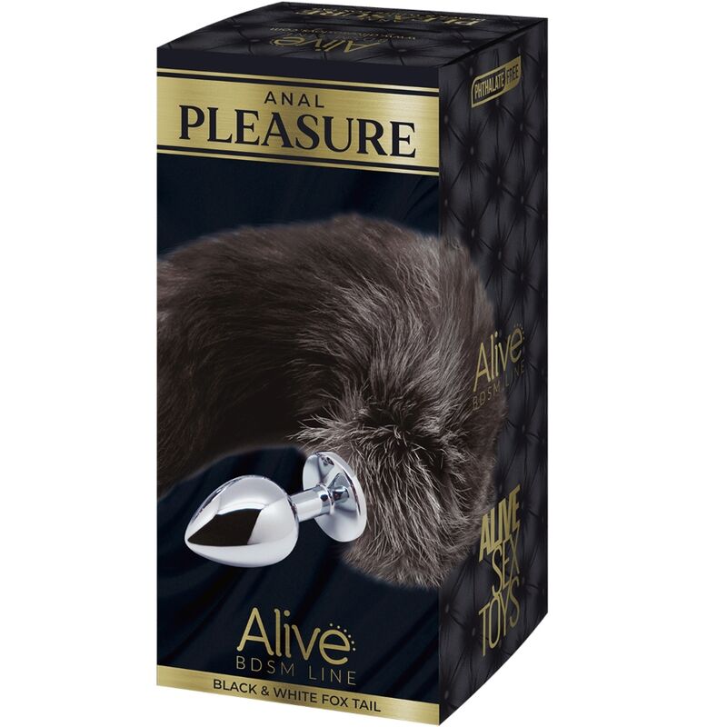 ALIVE - ANAL PLEASURE PLUG METAL FOX TAIL SIZE S - Image 5
