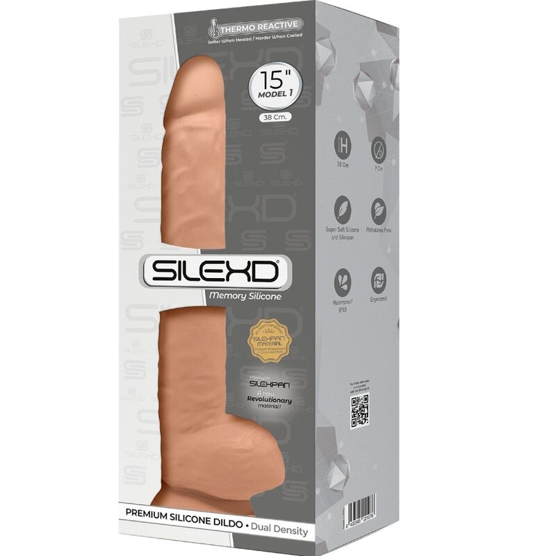SILEXD - MODEL 1 REALISTIC PENIS PREMIUM SILEXPAN SILICONE 38 CM - Image 3