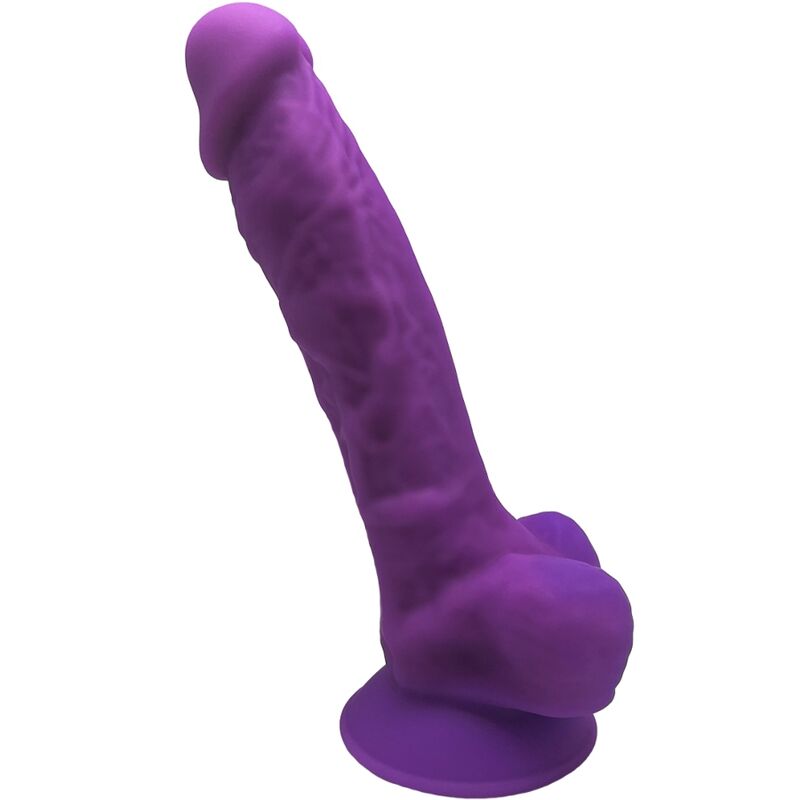 SILEXD – MODEL 1 REALISTIC PENIS PREMIUM SILEXPAN SILICONE VIOLET 17.5 CM