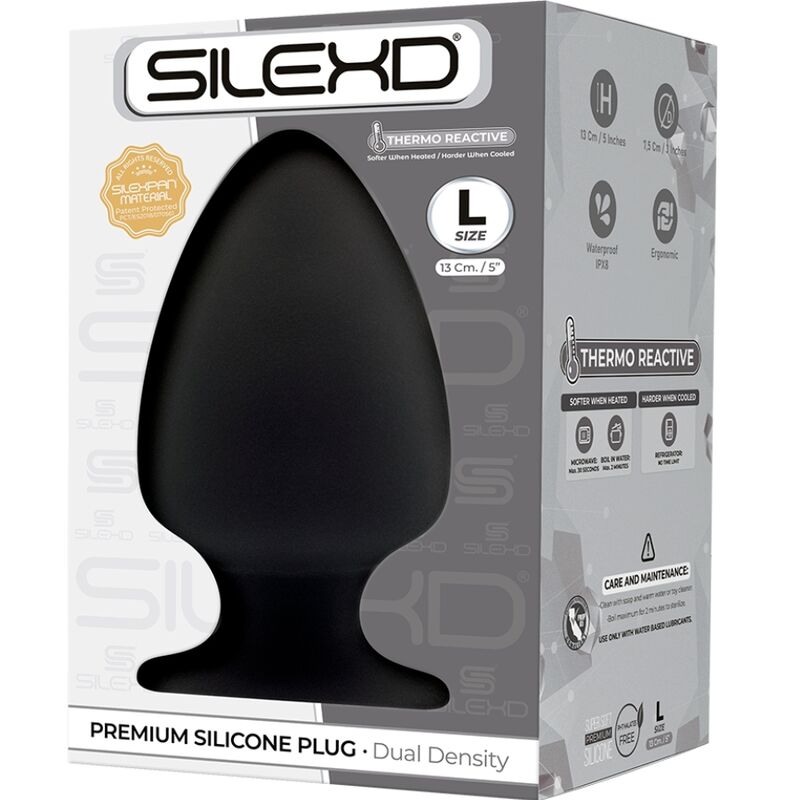 SILEXD – MODEL 1 ANAL PLUG PREMIUM SILEXPAN SILICONE PREMIUM THERMOREACTIVE SIZE L