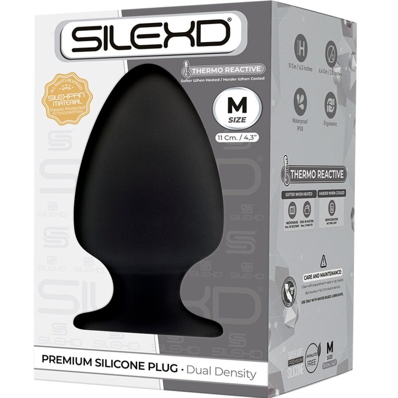SILEXD – MODEL 1 ANAL PLUG PREMIUM SILEXPAN SILICONE PREMIUM THERMOREACTIVE SIZE M