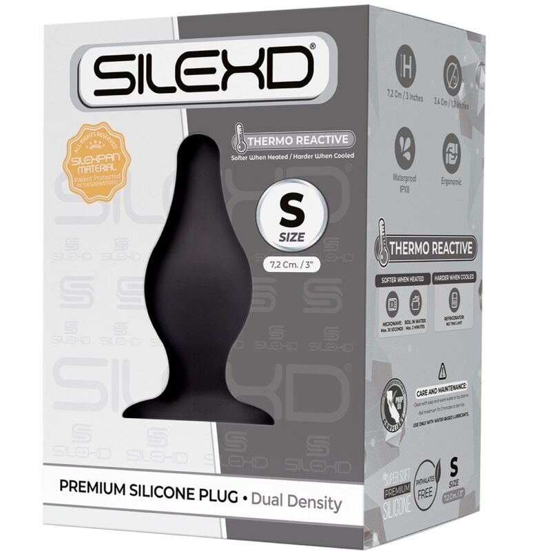 SILEXD – MODEL 2 ANAL PLUG PREMIUM SILEXPAN SILICONE PREMIUM THERMOREACTIVE SIZE S